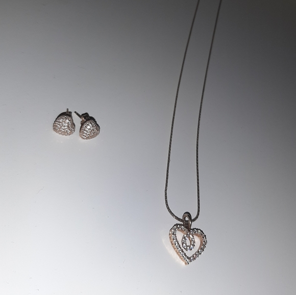 bittersweet Jewelry Bittersweet Rose Gold Heart Earrings And